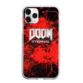 Чехол для iPhone 11 Pro матовый с принтом Doom Eternal , Силикон |  | bethesda softworks | doom eternal | doomguy | id software | демоны | дум этернал | марс | палач рока | этернал