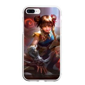 Чехол для iPhone 7Plus/8 Plus матовый с принтом mobile legends , Силикон | Область печати: задняя сторона чехла, без боковых панелей | Тематика изображения на принте: 5v5 | dota | game | heroes | legends | moba | mobile | mobile legends | mobile moba | pubg | pvp | герои | дети | для женщин | для мужчин | дота | игра | легенда | моба | мобла