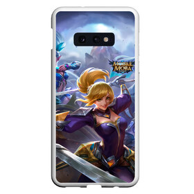 Чехол для Samsung S10E с принтом mobile legends , Силикон | Область печати: задняя сторона чехла, без боковых панелей | 5v5 | dota | game | heroes | legends | moba | mobile | mobile legends | mobile moba | pubg | pvp | герои | дети | для женщин | для мужчин | дота | игра | легенда | моба | мобла