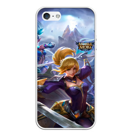 Чехол для iPhone 5/5S матовый с принтом mobile legends , Силикон | Область печати: задняя сторона чехла, без боковых панелей | Тематика изображения на принте: 5v5 | dota | game | heroes | legends | moba | mobile | mobile legends | mobile moba | pubg | pvp | герои | дети | для женщин | для мужчин | дота | игра | легенда | моба | мобла