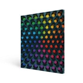Холст квадратный с принтом 3Д спектр , 100% ПВХ |  | Тематика изображения на принте: горошек | железо | жесть | излучение | иллюзия | круги | лампочки | металл | оболочка | объём | радуга | сияние | соты | сталь | фонари | шарики | шары