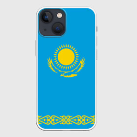 Чехол для iPhone 13 mini с принтом Казахстан ,  |  | kazakhstan | казахстан