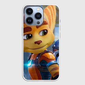 Чехол для iPhone 13 Pro с принтом Ratchet  Clank Rift Apart ,  |  | Тематика изображения на принте: ratchet  clank rift apart | игра | персонаж | рисунок