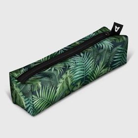 Пенал 3D с принтом Тропики , 100% полиэстер | плотная ткань, застежка на молнии | summer | банановая | банановые | джунгли | зелень | краски | летняя | лето | листики | листы | листья | надпись | настроение | отдых | отпуск | пальма | пальмовые | пальмы | папоротник | пляжная | позитив