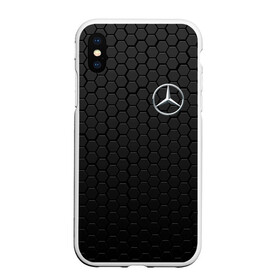 Чехол для iPhone XS Max матовый с принтом MERCEDES-BENZ AMG , Силикон | Область печати: задняя сторона чехла, без боковых панелей | amg | auto | brabus | carbon | mercedes | sport | авто | автомобиль | автомобильные | амг | брабус | бренд | карбон | марка | машины | мерседес | спорт