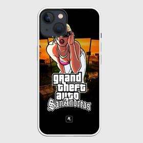 Чехол для iPhone 13 с принтом Gta SA ,  |  | game | gta | gta 5 | gta inline | gta rp | gta sa | gta samp | gta v | gta vice city | los santos | news | rockstar game | vice city | гта | гта 5 | гта вайс сити | гта са | девушкам | игра | лос сантос | мальчикам | самп