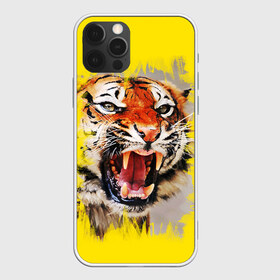 Чехол для iPhone 12 Pro Max с принтом Оскал тигра , Силикон |  | барс | волк | детёныш | джунгли | енот | животное | зубр | кот | лев | леопард | львица | медведь | охотник | пасть | полосы | пятнистая | рык | рычание | тигр | тигрица | хозяин | царьзверей | шерсть