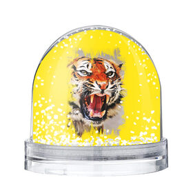 Снежный шар с принтом Оскал тигра , Пластик | Изображение внутри шара печатается на глянцевой фотобумаге с двух сторон | барс | волк | детёныш | джунгли | енот | животное | зубр | кот | лев | леопард | львица | медведь | охотник | пасть | полосы | пятнистая | рык | рычание | тигр | тигрица | хозяин | царьзверей | шерсть