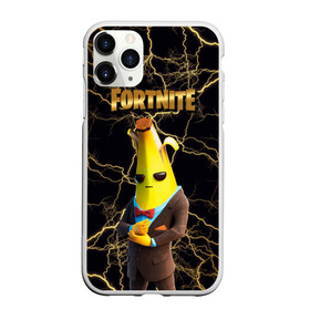 Чехол для iPhone 11 Pro Max матовый с принтом Peely Fortnite , Силикон |  | banan | banana | banana peely | chapter 2 | fortnite | fortnite 2 | fortnitemare | peely | peely fortnite | банан | банан из фортнайт | лого фортнайт | пиили | пилли | фортнайт | фортнайт 2 | фортнайт вторая глава | фортнайт глава 2