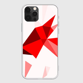 Чехол для iPhone 12 Pro Max с принтом GEOMETRY RED , Силикон |  | abstract | abstraction | color | fractal | geometry | paitnt | polygon | polygonal | psy | абстракция | геометрия | краски | неоновые | полигоны | психоделика | фрактал