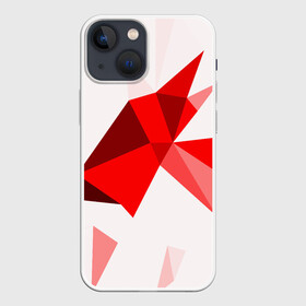Чехол для iPhone 13 mini с принтом GEOMETRY RED ,  |  | abstract | abstraction | color | fractal | geometry | paitnt | polygon | polygonal | psy | абстракция | геометрия | краски | неоновые | полигоны | психоделика | фрактал