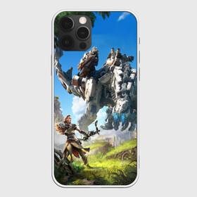 Чехол для iPhone 12 Pro с принтом HORIZON ZERO DAWN , силикон | область печати: задняя сторона чехла, без боковых панелей | aloy | antasy girl | art | artwork | digital art | fantasy | horizon | horizon: zero dawn | landscape | tallneck | warrior fantasy | weapon | zero dawn