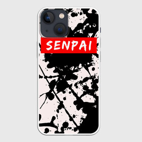 Чехол для iPhone 13 mini с принтом SENPAI ,  |  | kanojo | notice me | senpai | аниме | девушка | кохай | манга | сёдзё | семпай | сенпай