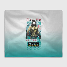 Плед 3D с принтом SAVIOR OF THE SEAS , 100% полиэстер | закругленные углы, все края обработаны. Ткань не мнется и не растягивается | Тематика изображения на принте: aquaman | atlanna | atlantean soldier | black manta | brine king | mera | orm | vdgerir | аквамен | аквамэн | артур карри