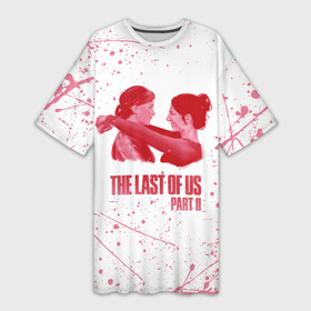 Платье-футболка 3D с принтом THE LAST OF US ,  |  | Тематика изображения на принте: cicadas | fireflies | naughty dog | the last of us | the last of us part 2 | джоэл | последние из нас | цикады | элли
