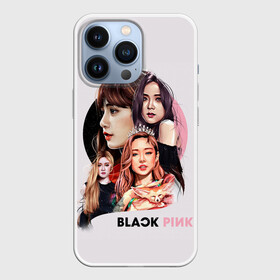 Чехол для iPhone 13 Pro с принтом blackpink ,  |  | Тематика изображения на принте: black  pink | blackpink | jennie | jisoo | k pop | lalisa | группа | к поп | корейская группа | розовый | черный