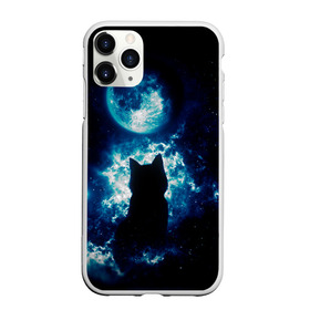 Чехол для iPhone 11 Pro матовый с принтом Кот силуэт луна ночь звезды , Силикон |  | астрономия | дымка | животные | звезды | звери | кот | котейка | котик | котэ | котя | кошка | луна | лунный кошак | месяц | мистика | мяу | ночь | нэко | ня | полнодуние | романтика | силуэт