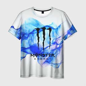 Мужская футболка 3D с принтом MONSTER ENERGY , 100% полиэфир | прямой крой, круглый вырез горловины, длина до линии бедер | adrenalin | energy monster | monster | monster energy | monstr | sport | адреналин | монстер | монстр | напиток | спорт | энергетик