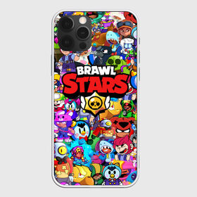 Чехол для iPhone 12 Pro Max с принтом BRAWL STARS ВСЕ ПЕРСОНАЖИ , Силикон |  | 8 bit | 8bit virus | bibi | brawl stars | brock | bull | crow | dinomike | el primo | leon | mobile game | mr.p | nita | poko | ricochet | stars | tara | бравл старс | ворон | леон | мобильные игры