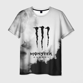 Мужская футболка 3D с принтом MONSTER ENERGY , 100% полиэфир | прямой крой, круглый вырез горловины, длина до линии бедер | adrenalin | energy monster | monster | monster energy | monstr | sport | адреналин | монстер | монстр | напиток | спорт | энергетик