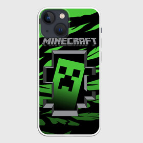 Чехол для iPhone 13 mini с принтом Minecraft ,  |  | funny | mine | minecraft | mods | noob | pro | skins | story | vs | zombie | данженс | инди | конструктор | майнкрафт | моды | нуб | скин | скрипер | шахта