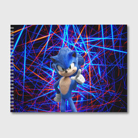 Альбом для рисования с принтом Sonic , 100% бумага
 | матовая бумага, плотность 200 мг. | game | sonic | sonic the hedgehog | видеоигра | доктор эггман | ёж | ёж соник | игра | сега | синий антропоморфный ёж | соник | соник в кино