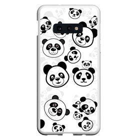 Чехол для Samsung S10E с принтом Панды , Силикон | Область печати: задняя сторона чехла, без боковых панелей | арт | животное | животные | зверь | картинка | коала | медведь | мишка | настроение | пальма | панда | панды | рисунок | текстура