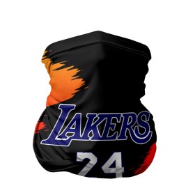 Бандана-труба 3D с принтом Los Angeles Lakers / Kobe Brya , 100% полиэстер, ткань с особыми свойствами — Activecool | плотность 150‒180 г/м2; хорошо тянется, но сохраняет форму | 24 | kobe | kobe bean bryant | lakers | los angeles | американский баскетболист | баскетбол | баскетболист | коби | коби бин брайант | лейкерс | лос анджелес | нью йорк