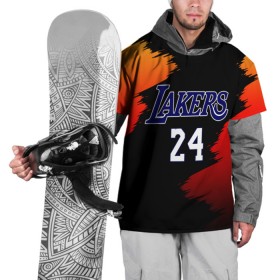 Накидка на куртку 3D с принтом Los Angeles Lakers / Kobe Brya , 100% полиэстер |  | 24 | kobe | kobe bean bryant | lakers | los angeles | американский баскетболист | баскетбол | баскетболист | коби | коби бин брайант | лейкерс | лос анджелес | нью йорк