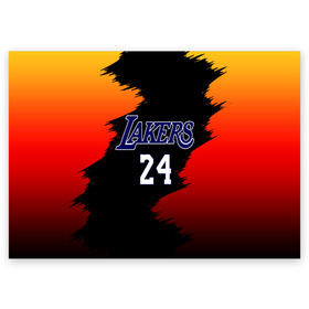 Поздравительная открытка с принтом Los Angeles Lakers / Kobe Brya , 100% бумага | плотность бумаги 280 г/м2, матовая, на обратной стороне линовка и место для марки
 | Тематика изображения на принте: 24 | kobe | kobe bean bryant | lakers | los angeles | американский баскетболист | баскетбол | баскетболист | коби | коби бин брайант | лейкерс | лос анджелес | нью йорк