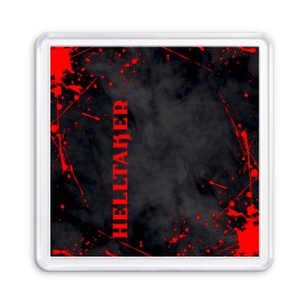 Магнит 55*55 с принтом Helltaker Logo (Z) , Пластик | Размер: 65*65 мм; Размер печати: 55*55 мм | azazel | beelzebub | cerberus | helltaker | judgement | justice | lucifer | malina | modeus | pandemonica | vanripper | zdrada | головоломка | демонессы | демоны | захватчик ада | зрада | инди | уставший демон | цербер