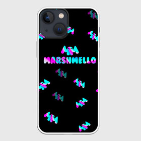 Чехол для iPhone 13 mini с принтом Marshmello ,  |  | fortnite | marshmello | абстракция | диджей | игра | маршмелло | маршмеллоу | маршмелоу | музыка | неон | фортнайт