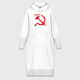 Платье удлиненное хлопок с принтом СССР ,  |  | ussr | герб | звезда | коммунист | комсомол | кпсс | красный | ленин | лого | логотип | молот | надпись | патриот | республик | ретро | рсфср | серп | символ | снг | советский | советских | социалистических