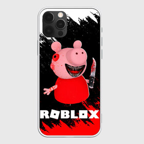 Чехол для iPhone 12 Pro Max с принтом Roblox piggy Свинка Пигги , Силикон |  | Тематика изображения на принте: game | gamer | logo | minecraft | piggi | roblox | simulator | игра | конструктор | лого | пигги | свинья | симулятор | строительство | фигура
