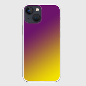 Чехол для iPhone 13 mini с принтом ГРАДИЕНТ ,  |  | Тематика изображения на принте: gradient | summer | textures | tie dye | абстракт | градиент | желтая | лето | переход | радуга | тай дай | текстура | текстуры | фиолетовая | хиппи | цвета