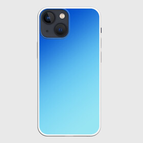 Чехол для iPhone 13 mini с принтом blue ,  |  | Тематика изображения на принте: gradient | summer | textures | tie dye | абстракт | градиент | лето | море | небо | переход | радуга | синяя | тай дай | текстура | текстуры | хиппи | цвета