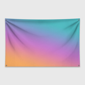 Флаг-баннер с принтом градиент , 100% полиэстер | размер 67 х 109 см, плотность ткани — 95 г/м2; по краям флага есть четыре люверса для крепления | gradient | summer | textures | tie dye | абстракт | градиент | лето | переход | радуга | тай дай | текстура | текстуры | хиппи | цвета