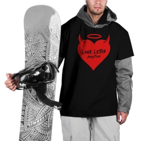 Накидка на куртку 3D с принтом Payton , 100% полиэстер |  | love | moormeier | payton | блоггер | блогер | дьявол | мумайер | мурмаер | мурмайер | пайтон | пейтон | пэйтон | сердце | танцы | тик ток