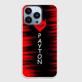Чехол для iPhone 13 Pro с принтом Payton ,  |  | love | moormeier | payton | блоггер | блогер | дьявол | мумайер | мурмаер | мурмайер | пайтон | пейтон | пэйтон | сердце | танцы | тик ток
