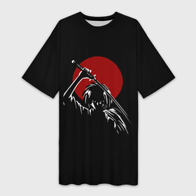 Платье-футболка 3D с принтом Химура Кэнсин Самурай Х ,  |  | japan | kenshi | kenshin | kensi | ninja | samurai | аниме | батусай | бродяга | бусидо | воина | икс | кандзи | кенси | кенсин | ниндзя | путь | ронин | сагара | самурай | самурайикс | самурайх | сано | саносуке | санотцуке