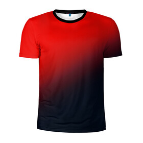 Мужская футболка 3D спортивная с принтом RED , 100% полиэстер с улучшенными характеристиками | приталенный силуэт, круглая горловина, широкие плечи, сужается к линии бедра | gradient | summer | textures | tie dye | абстракт | градиент | красная | лето | переход | радуга | тай дай | текстура | текстуры | хиппи | цвета