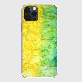 Чехол для iPhone 12 Pro Max с принтом разноцветный акварель градиент , Силикон |  | 2020 | акварель | градиент | краска | лето | повседневный | просто | радуга | разноцветный