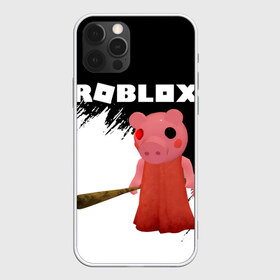 Чехол для iPhone 12 Pro Max с принтом Roblox piggy Свинка Пигги , Силикон |  | Тематика изображения на принте: game | gamer | logo | minecraft | piggi | roblox | simulator | игра | конструктор | лого | пигги | свинья | симулятор | строительство | фигура