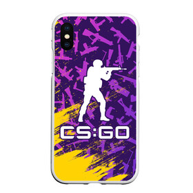 Чехол для iPhone XS Max матовый с принтом CS GO КС ГО , Силикон | Область печати: задняя сторона чехла, без боковых панелей | asiimov | counter | counter strike | counterstrike | cs go | cs:go | csgo | global | offensive | strike | гоу | каэс | контер | контр | контра | контрстрайк | кс го | кс:го | ксго | страйк | сы пщ