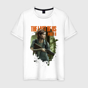 Мужская футболка хлопок с принтом The Last of Us Part II , 100% хлопок | прямой крой, круглый вырез горловины, длина до линии бедер, слегка спущенное плечо. | the last of us part ii | игра | ласт оф ас | ласт оф ас 2 | персонаж | элли