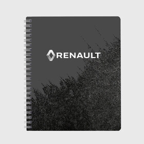 Тетрадь с принтом RENAULT , 100% бумага | 48 листов, плотность листов — 60 г/м2, плотность картонной обложки — 250 г/м2. Листы скреплены сбоку удобной пружинной спиралью. Уголки страниц и обложки скругленные. Цвет линий — светло-серый
 | Тематика изображения на принте: abstract | auto | brand | car | geometry | renault | sport | texture | абстракция | авто | автомобильные | бренд | геометрия | классика | машины | модные | ренаулт | спорт | стиль | текстура