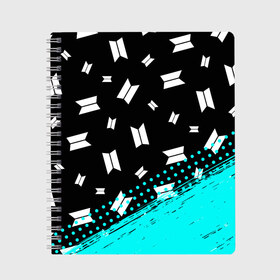 Тетрадь с принтом BTS / БТС , 100% бумага | 48 листов, плотность листов — 60 г/м2, плотность картонной обложки — 250 г/м2. Листы скреплены сбоку удобной пружинной спиралью. Уголки страниц и обложки скругленные. Цвет линий — светло-серый
 | army | bts | jimin | jin | jungkook | k pop | kpop | music | pop | rm | suga | альбом | армия | бтс | ви | группа | джей | джонгук | иеы | к поп | кавай | корея | кпоп | музыка | поп | сюга | хоуп | чимин | чин | шуга