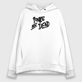 Женское худи Oversize хлопок с принтом Punks not dead , френч-терри — 70% хлопок, 30% полиэстер. Мягкий теплый начес внутри —100% хлопок | боковые карманы, эластичные манжеты и нижняя кромка, капюшон на магнитной кнопке | minimalism | punk | punks not dead | rock | white | анархия | минимализм | панк | панки | панки живы | рок