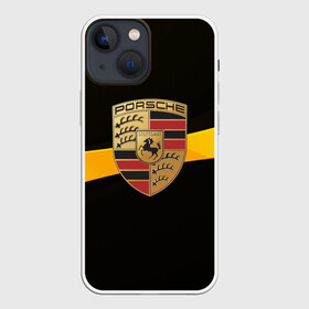 Чехол для iPhone 13 mini с принтом PORSCHE ,  |  | auto | automobile | car | machine | motor | motor car | porsche | sport car | автомашина | бренд | легковой автомобиль | марка | порш | спортивный автомобиль | тачка