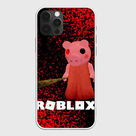 Чехол для iPhone 12 Pro Max с принтом Roblox piggy Свинка Пигги , Силикон |  | Тематика изображения на принте: game | gamer | logo | minecraft | piggi | roblox | simulator | игра | конструктор | лого | пигги | свинья | симулятор | строительство | фигура